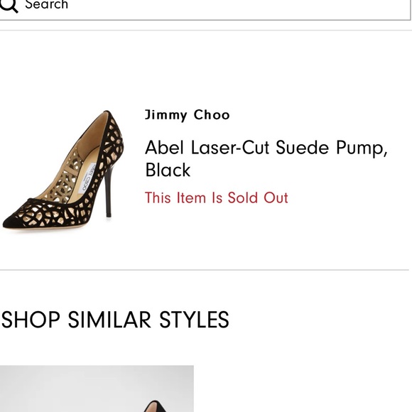 Jimmy Choo Abel Suede Cutout Pumps size 39 - Picture 6 of 8